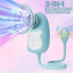 stimulateur clitoridien noir pour femme