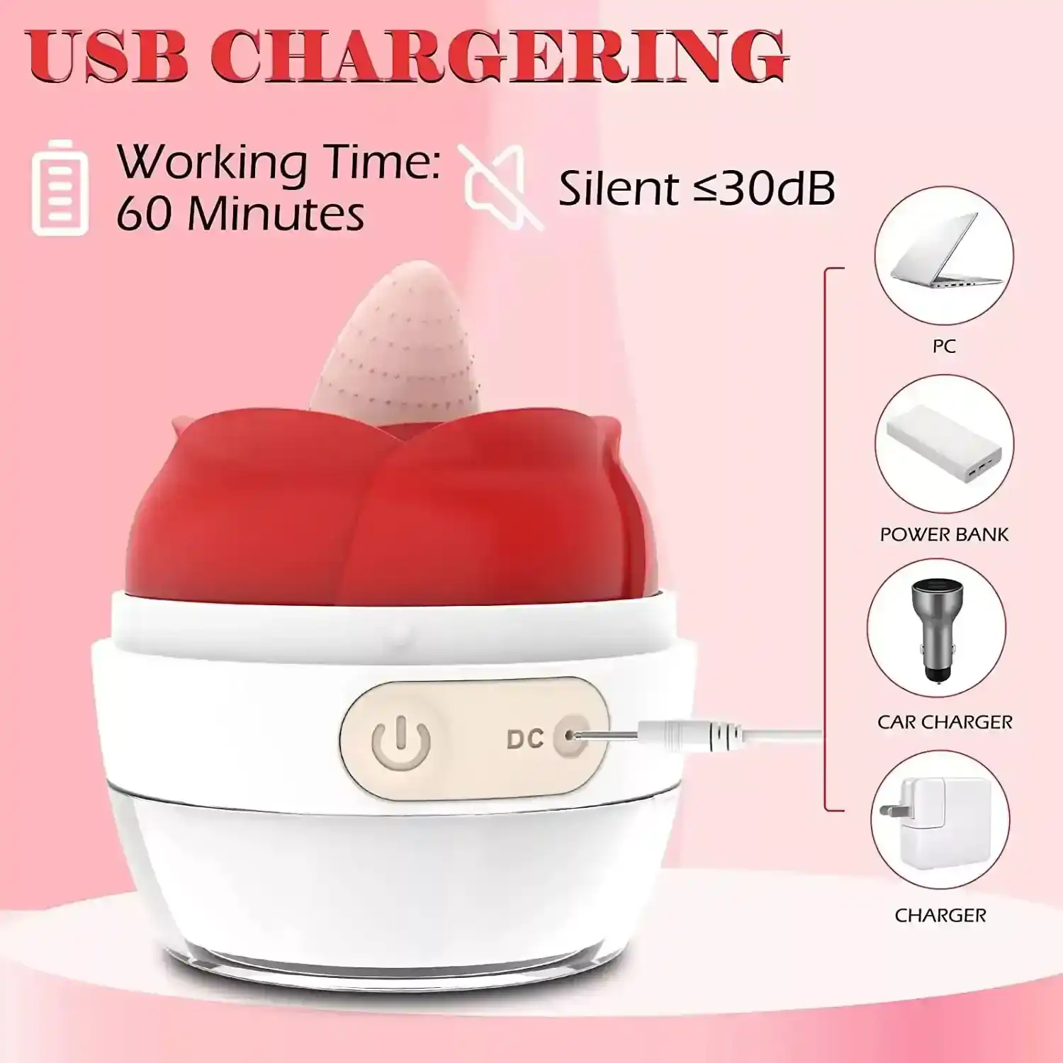 stimulateur clitoridien point g rose
