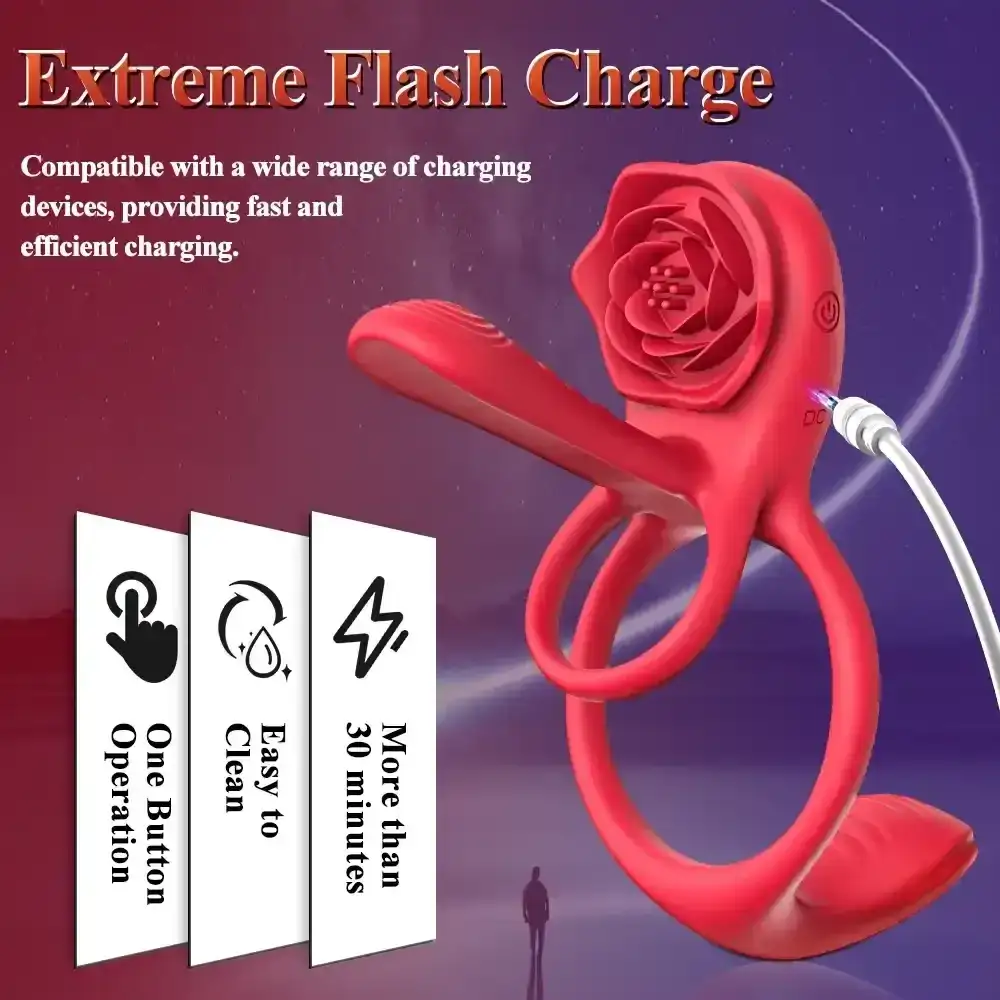 stimulateur clitoridien rabbit en silicone doux