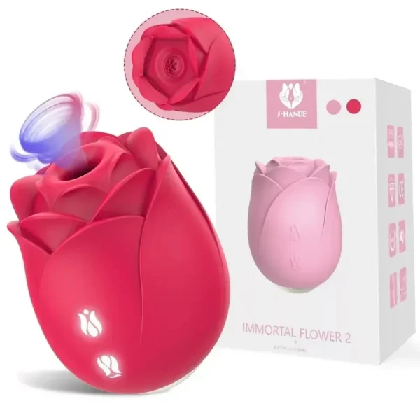 stimulateur clitoridien rose avec charge magnétique