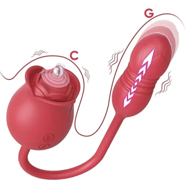 stimulateur clitoridien rose sans fil