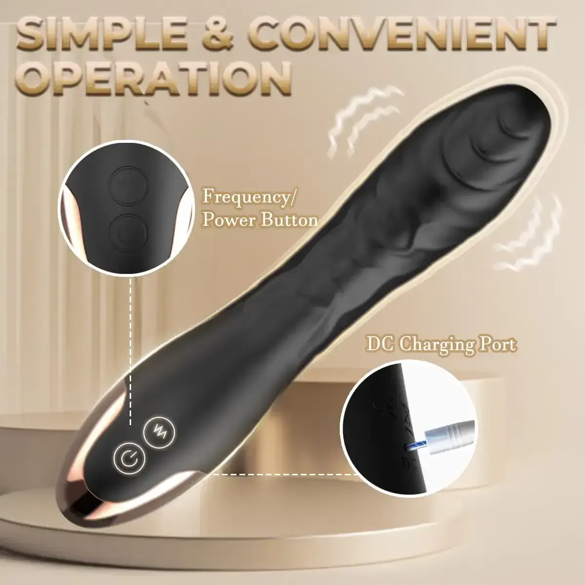 stimulateur g spot en silicone doux