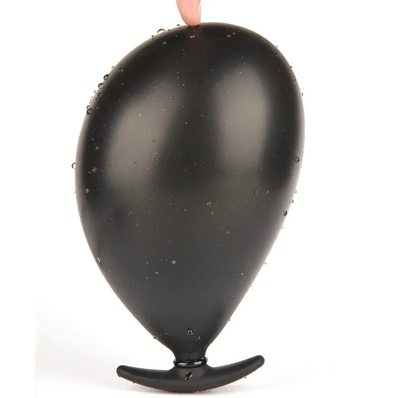 stimulateur prostate gonflable noir en polymere 5
