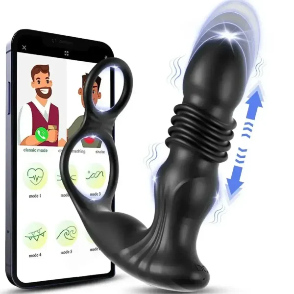 stimulateur prostatique ergonomique en silicone sûr