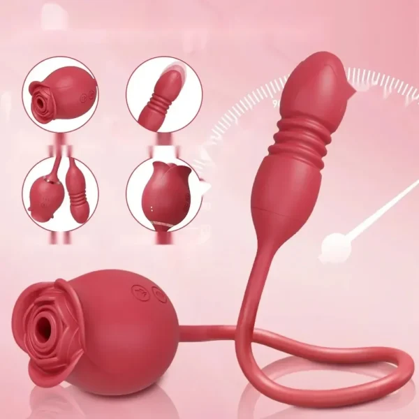 stimulateur rose de plaisir étanche sous leau