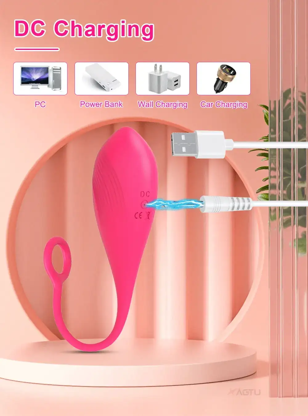 stimulateur sans fil telecommande point g