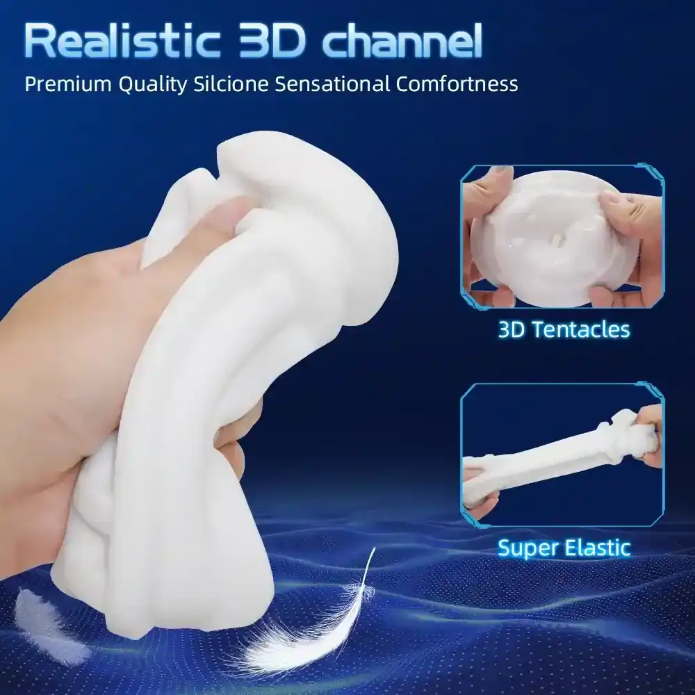 tasse masturbatoire en silicone charnu