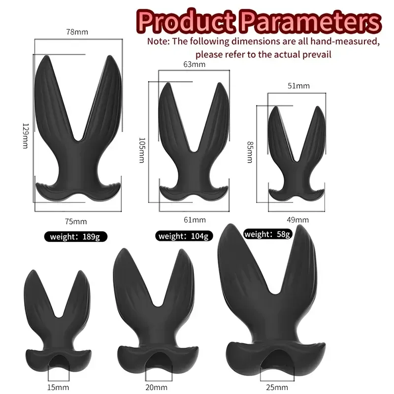 tunnel anal silicone souple visibilite