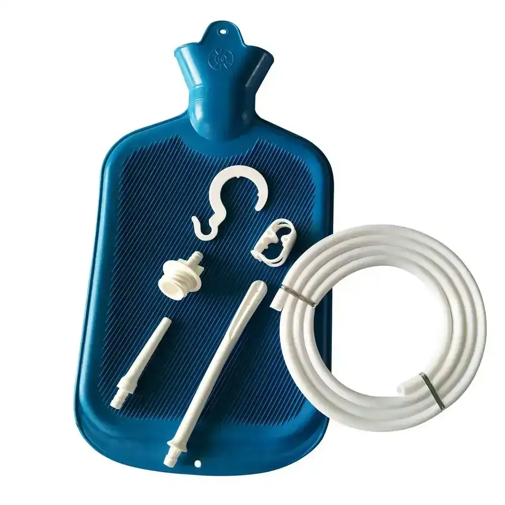 tuyau de lavement anal long en silicone