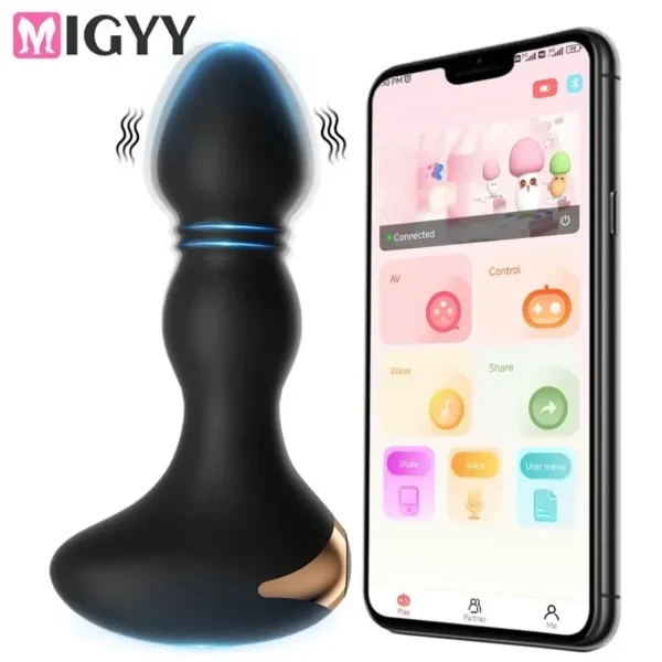 vibrateur anal discret contrôle longue distance