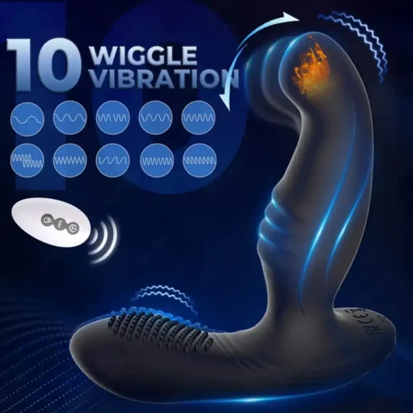 vibrateur anal silicone contrôle sans fil