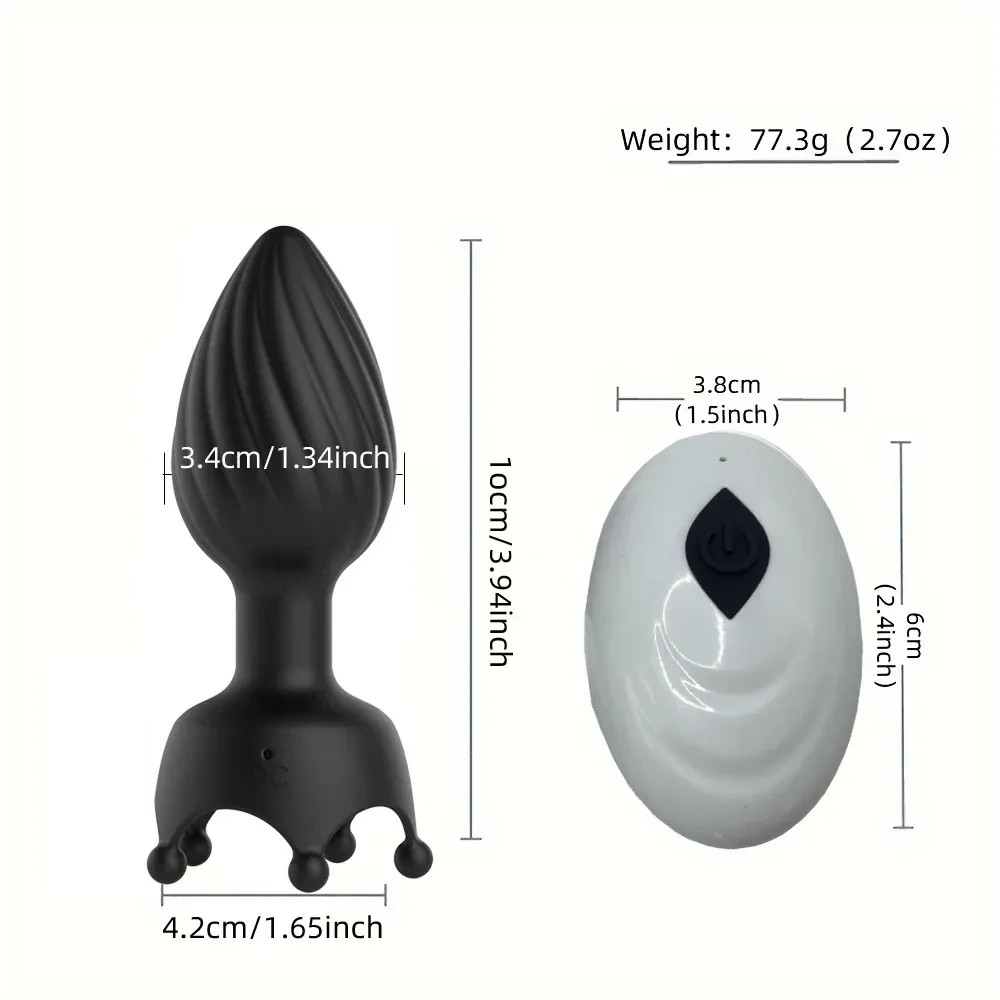 vibrateur anal telecommande silicone abs