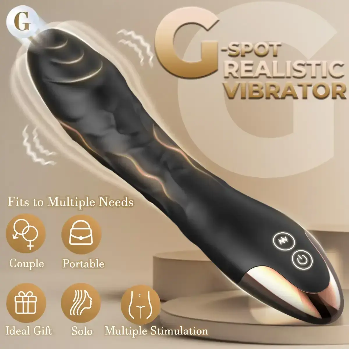 vibrateur courbe ergonomique pour femme
