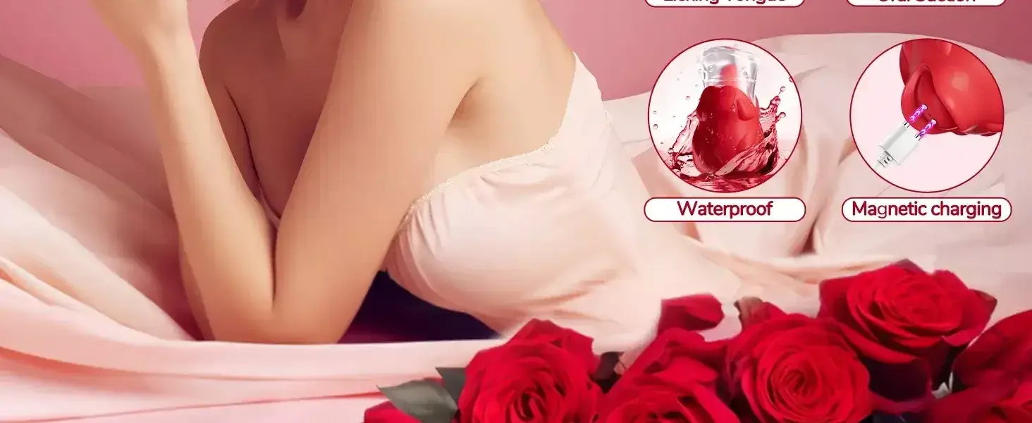 vibrateur double stimulation rose en silicone