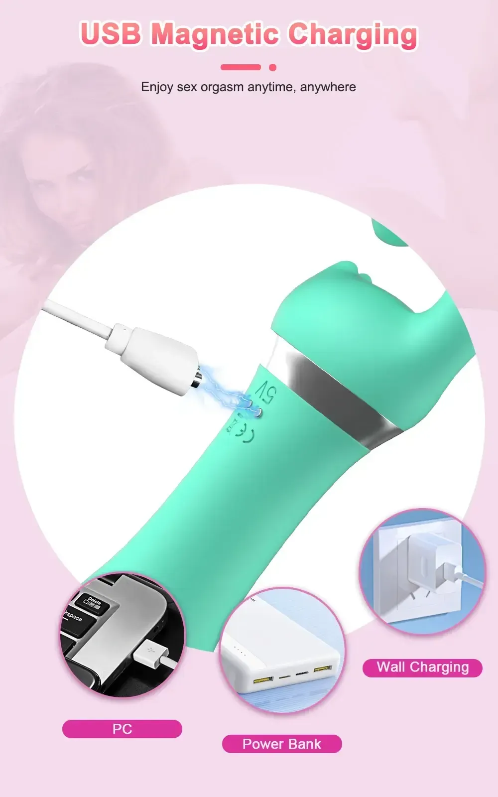vibrateur doux corps sur pour femme