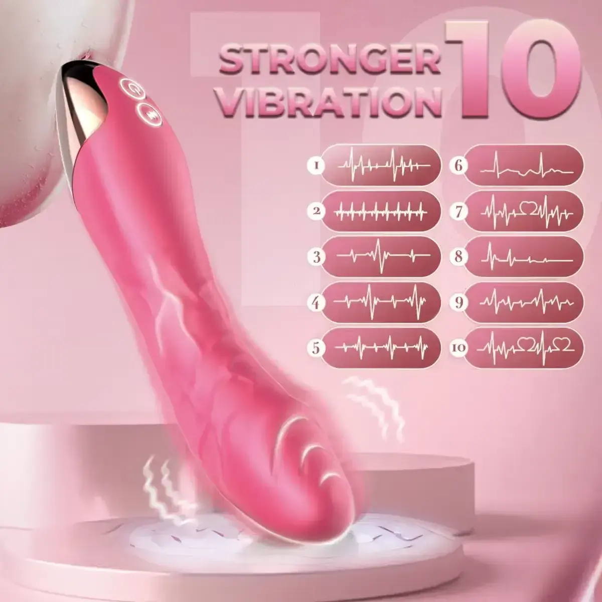 vibrateur en silicone hypoallergenique noir