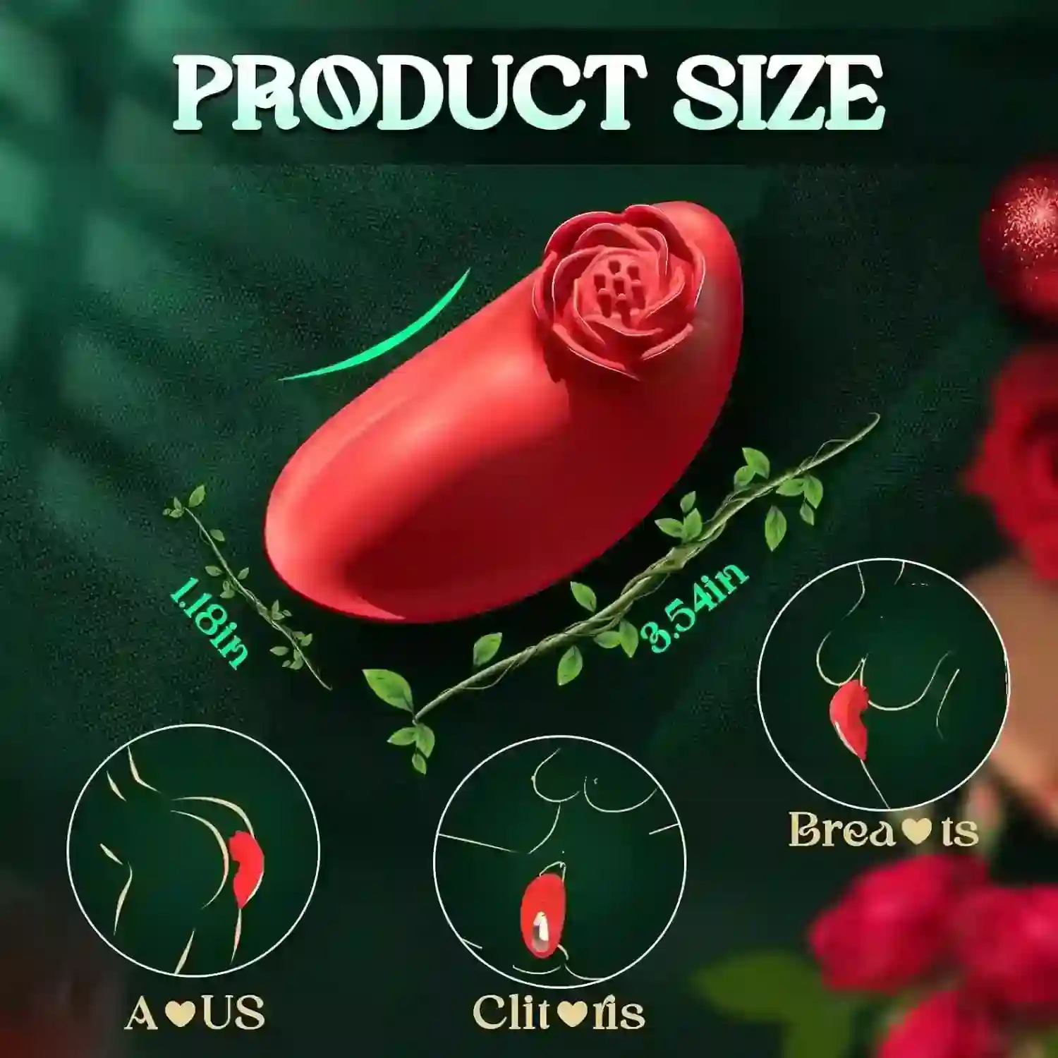 vibrateur etanche rose 9 modes