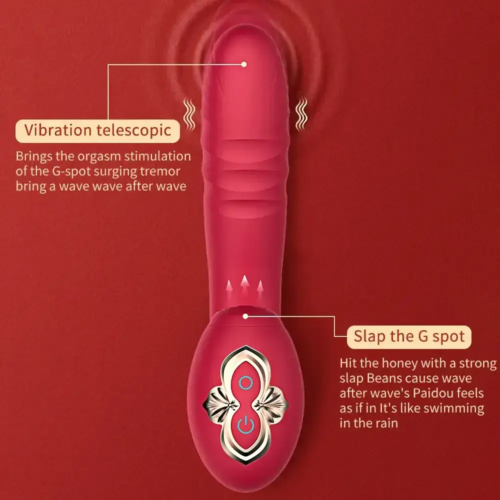 vibrateur g spot incurve en silicone sur