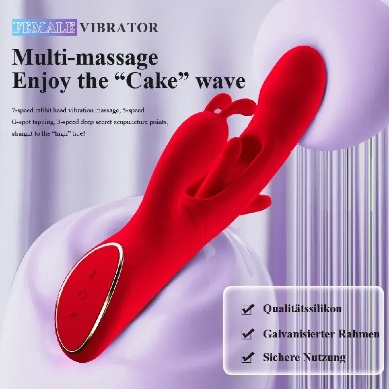 vibrateur lapin rose double moteur puissant