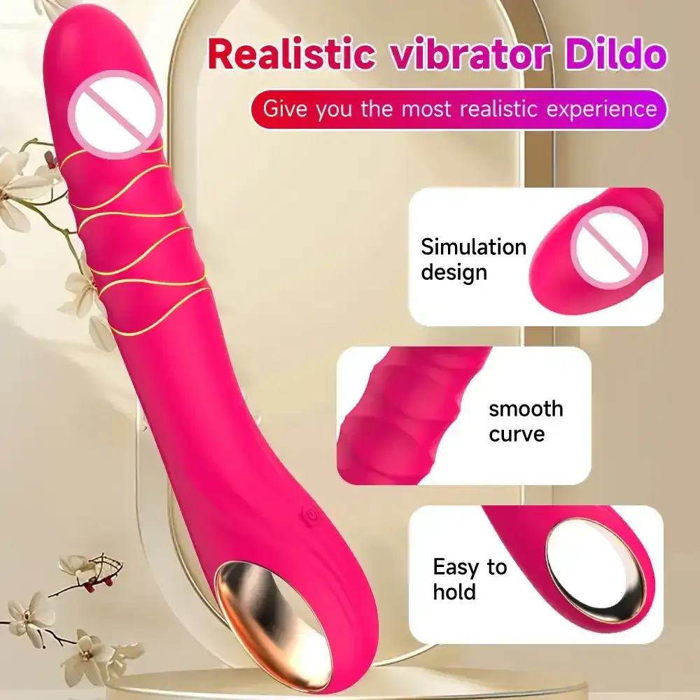 vibrateur phallique en silicone medical discret