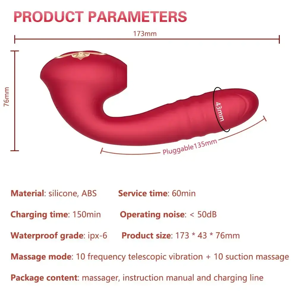 vibrateur point g avec fonction de poussee