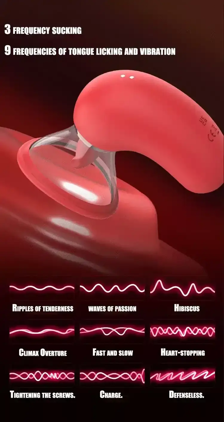 vibrateur rose avec langue vibrante