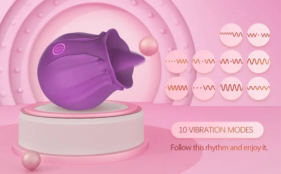 vibrateur rose pour bain et douche