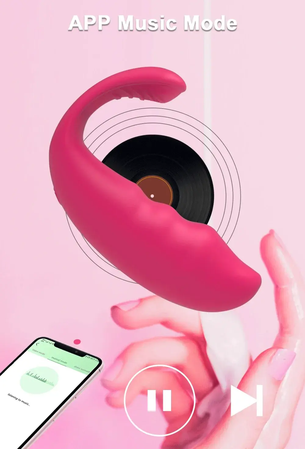 vibromasseur connecte pour plaisir discret