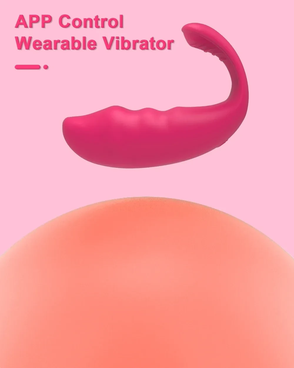 vibromasseur mains libres en silicone medical
