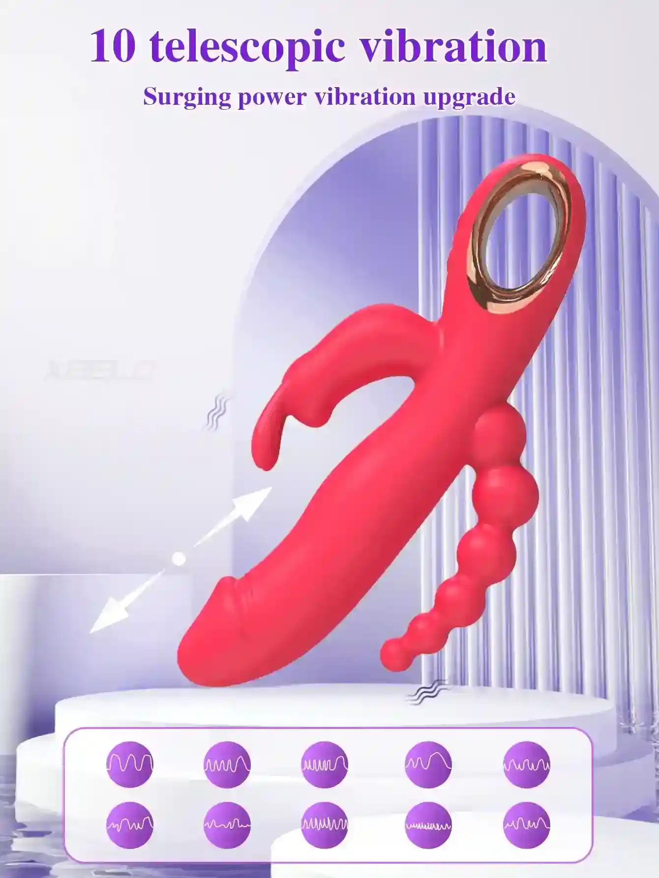 vibromasseur rabbit en silicone medical